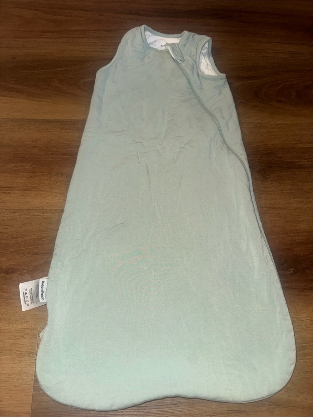 Bamboo SOFT Zip Up Baby Sleep Sack Bag 1.0 Tog Small Mo Green Bubble Panda